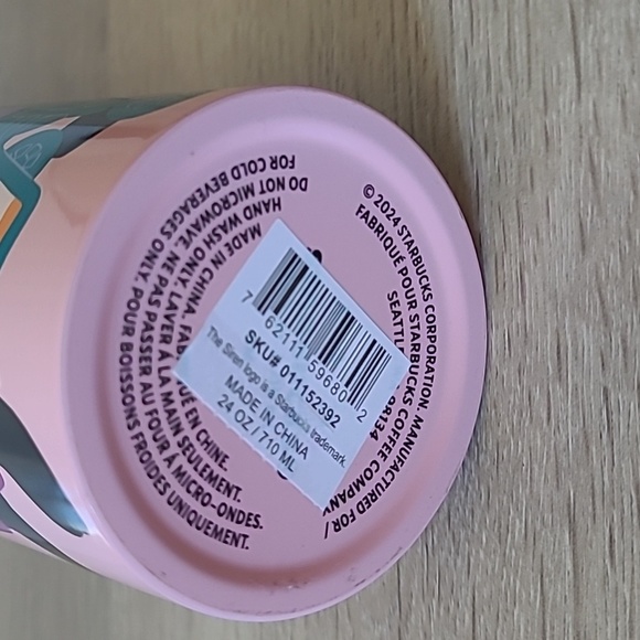 Starbucks Sofie Birkin 2024 Yellow Summer Graphic SS Cold Cup Tumbler - Picture 7 of 8